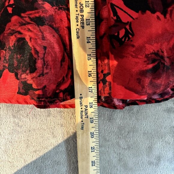 Jodi Kristopher SZ 3 Circle Skirt Red Black Lined Tulle Whimsigoth Fairy Vampire - Picture 8 of 8